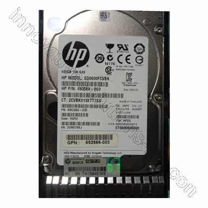 HP 600GB 6G 10K 2.5″ SAS